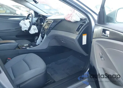 2015 Hyundai Sonata Hybrid z USA, uszkodzony, nr VIN KMHEC4A45FA124883